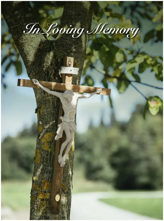 Memorial Card - MCR107, Memorial card design